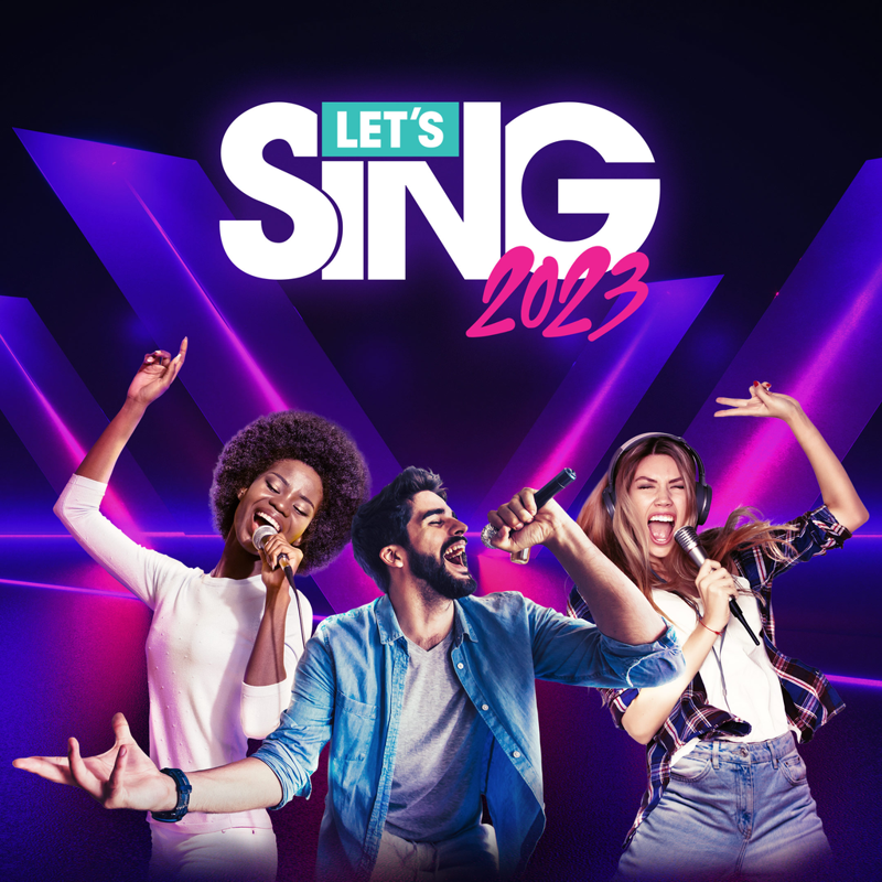 Let's Sing 2023 box art for Playstation 5